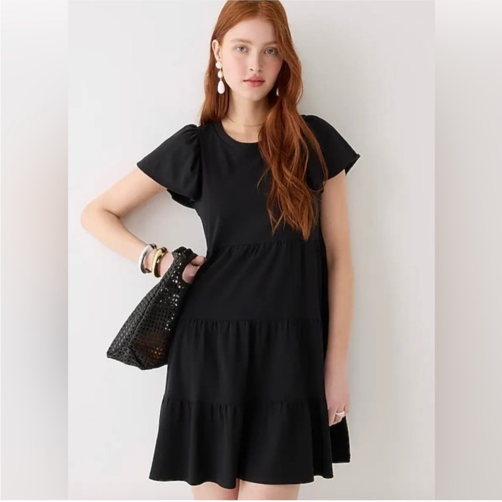 J. Crew Tiered Cotton Dress
